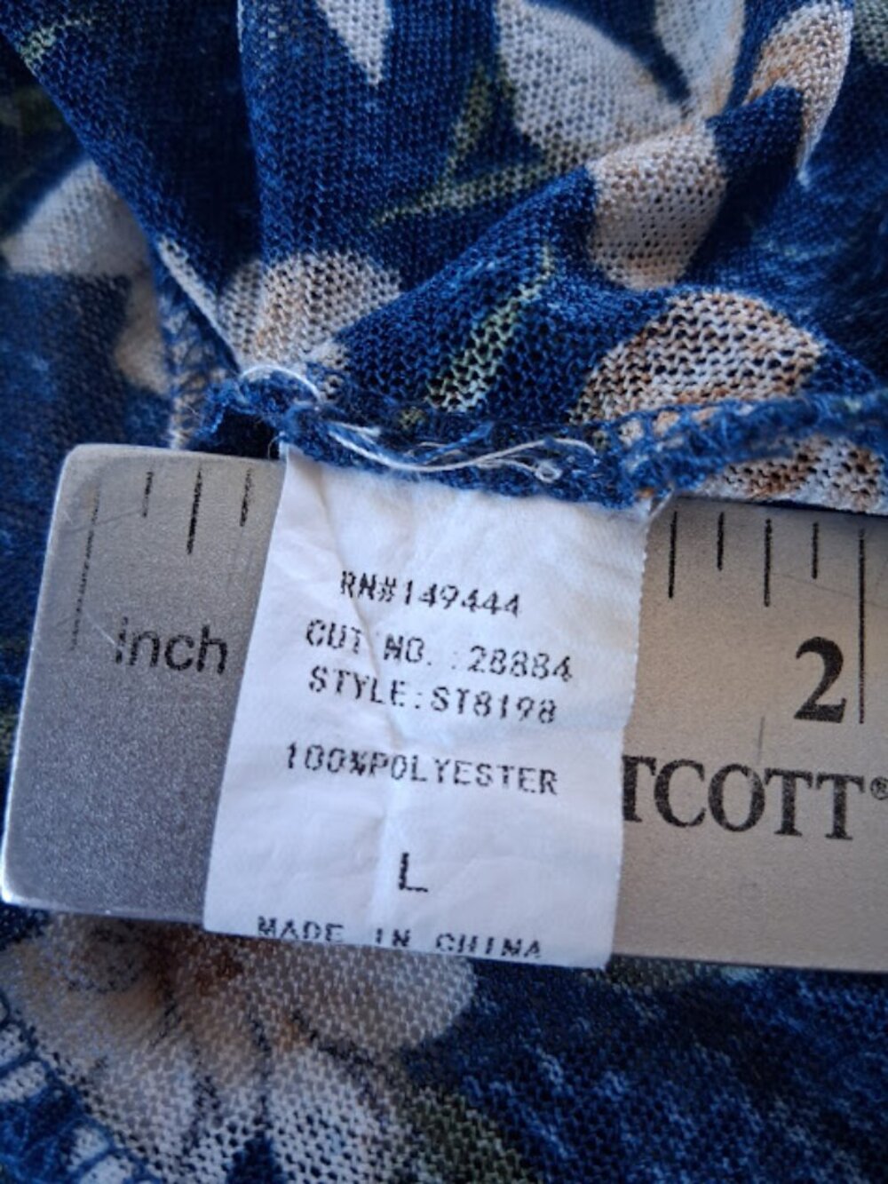 Ember women's size L multicolored floral cardigan - Picture 13 of 14